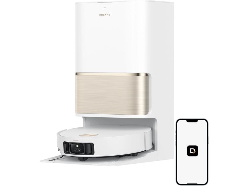 Dreame Saug- und Wischroboter L50 Pro Ultra Weiss Roboterstaubsauger mit Basisstation