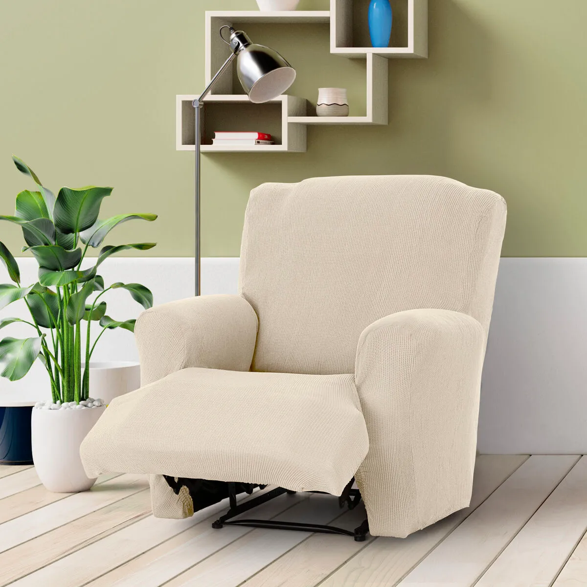 Eysa Housse de fauteuil ULISES - Blanc 80x90CM