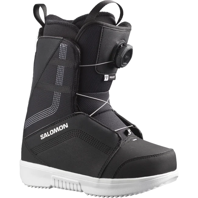 PROJECT BOA®  Junior - Boots de snowboard pour enfant Black/Black/White