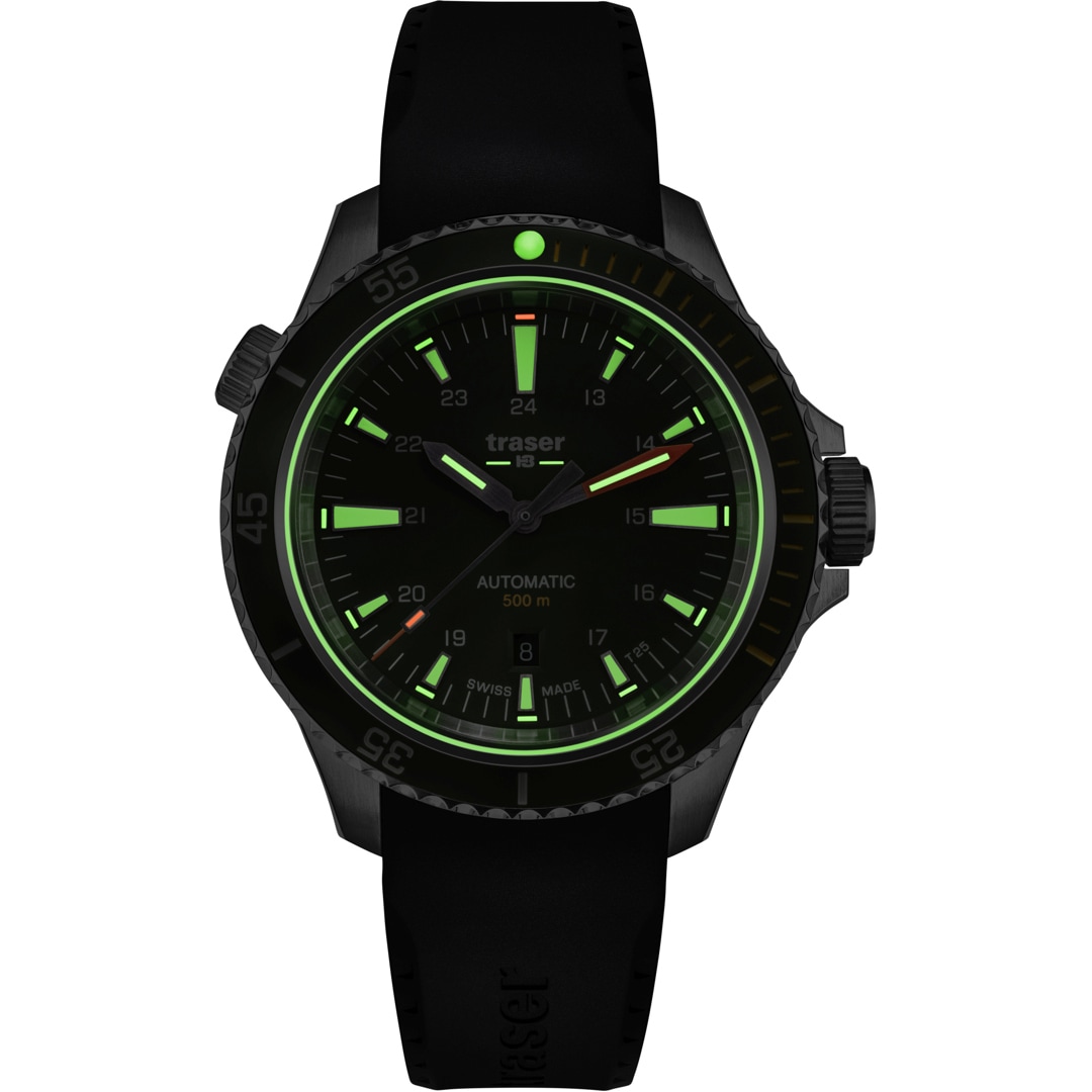 traser P67 Diver Automatic T25 Green / Black