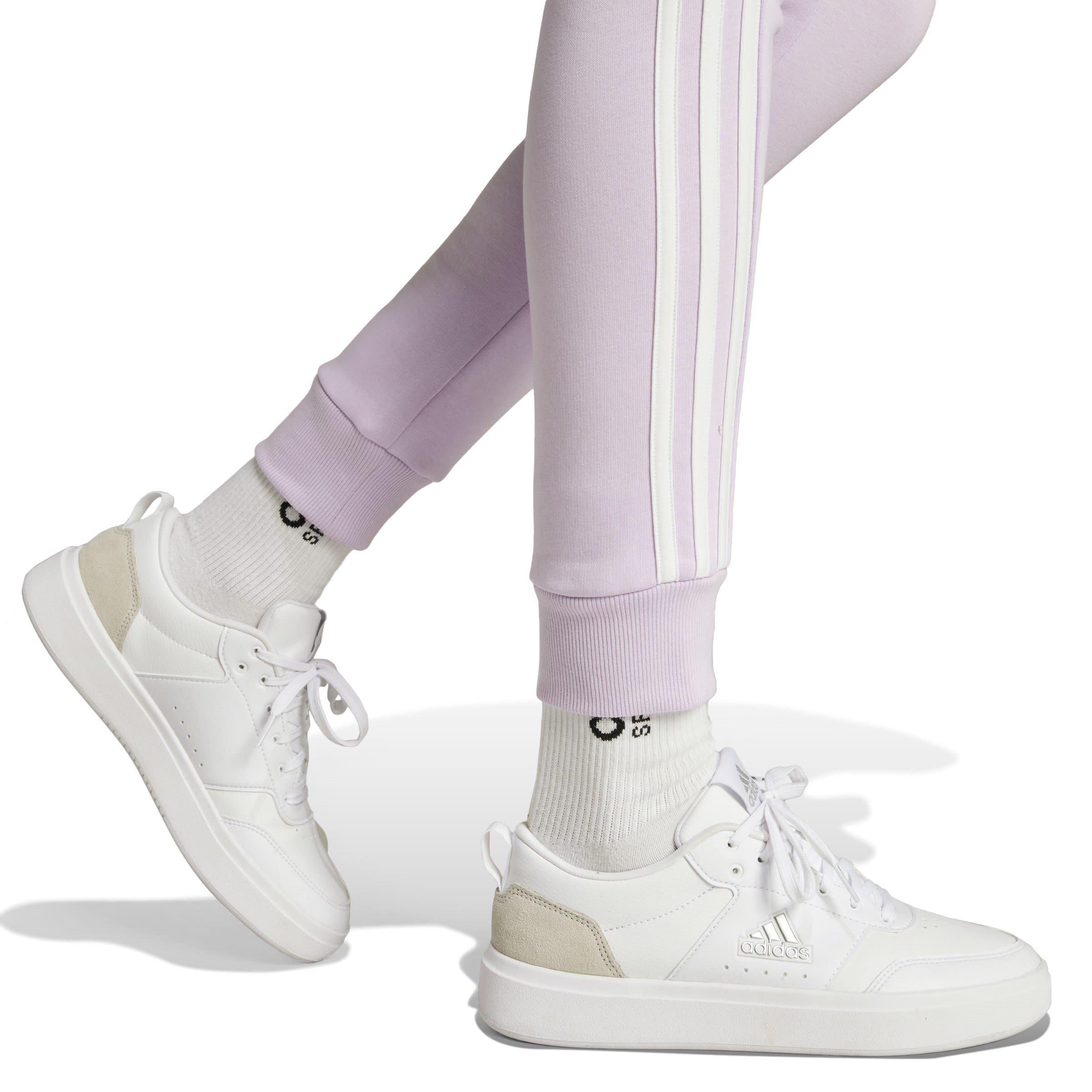 adidas Essentials 3 Stripes Fleece Joggers Womens