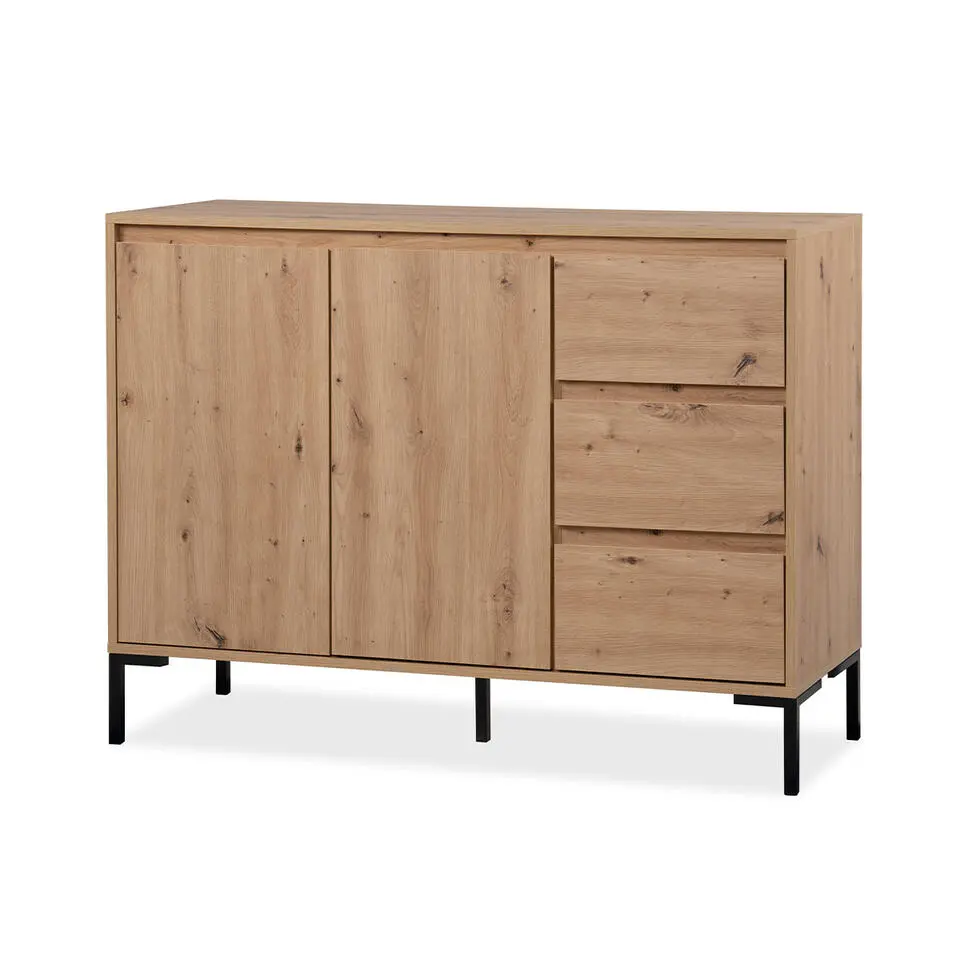 CALICOSY - Dressoir PLOCK - Licht hout - 87x120x40 cm