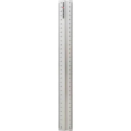 Eberhard Faber Aluminium-Lineal, ca. 30 cm lang