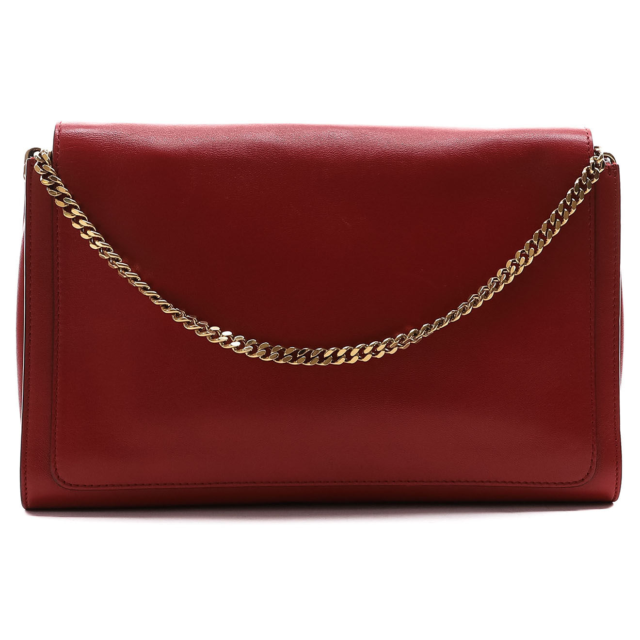 Chloé Sac bandoulière en Cuir bordeaux - Très bon état - Longueur 30 cm