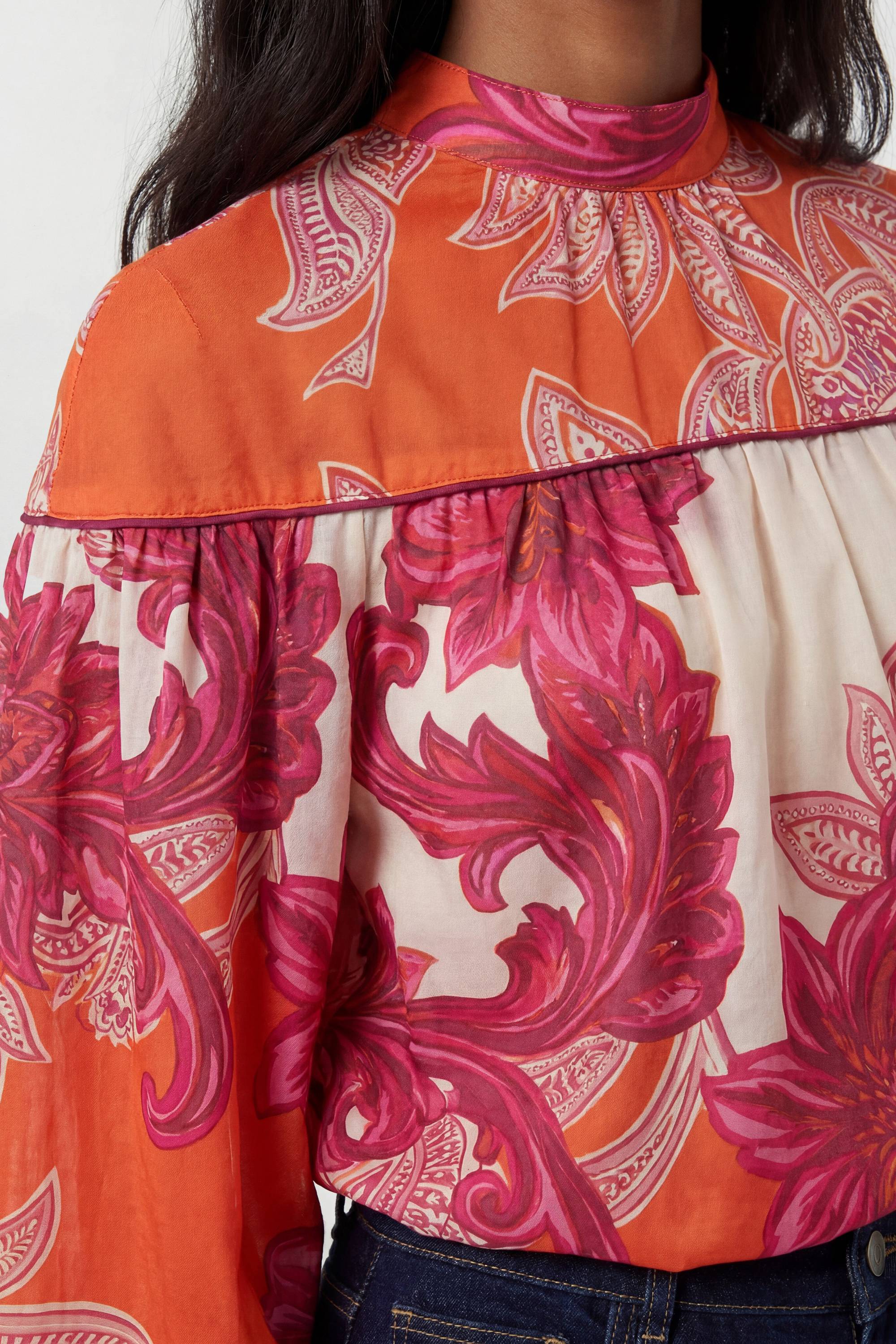 KarenMillen Chemisier À Manches Ballon Baroque