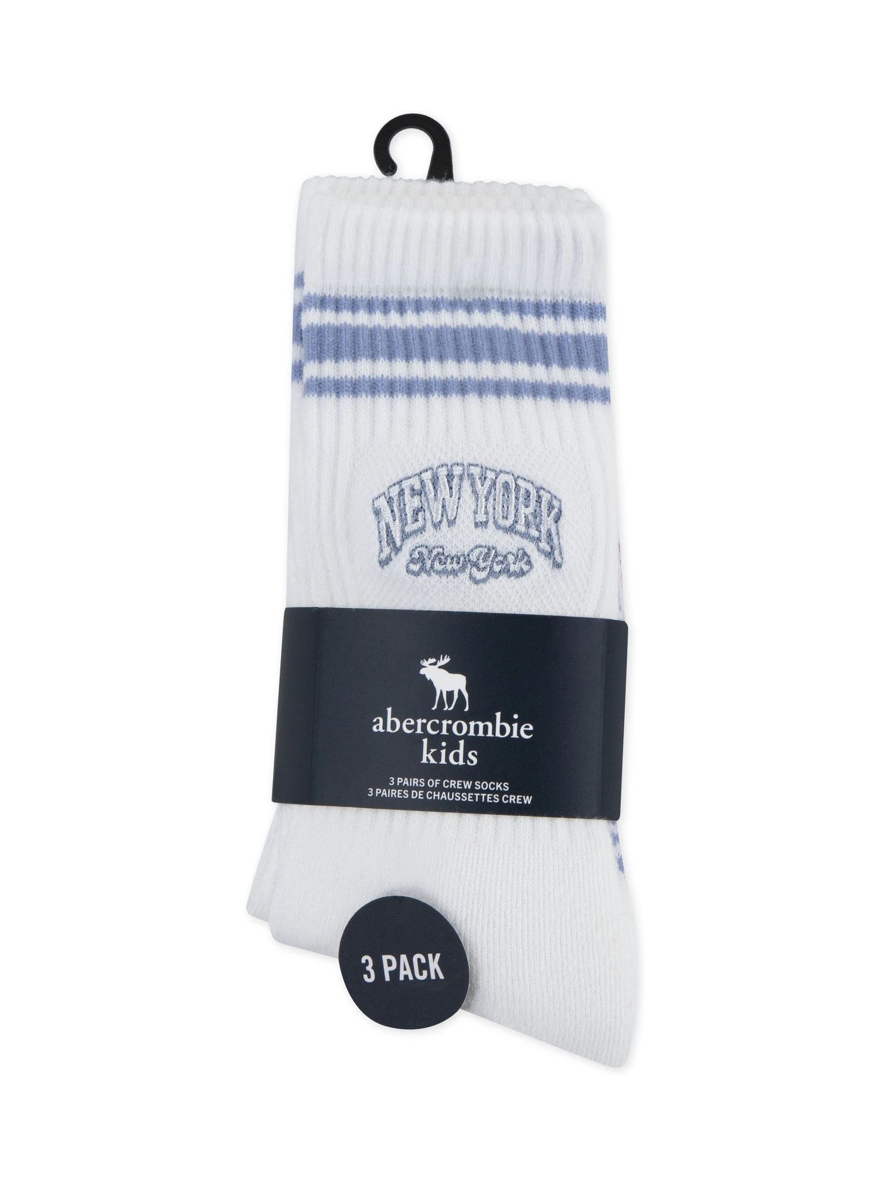 Grijs - Abercrombie & Fitch Socks 3 Pack