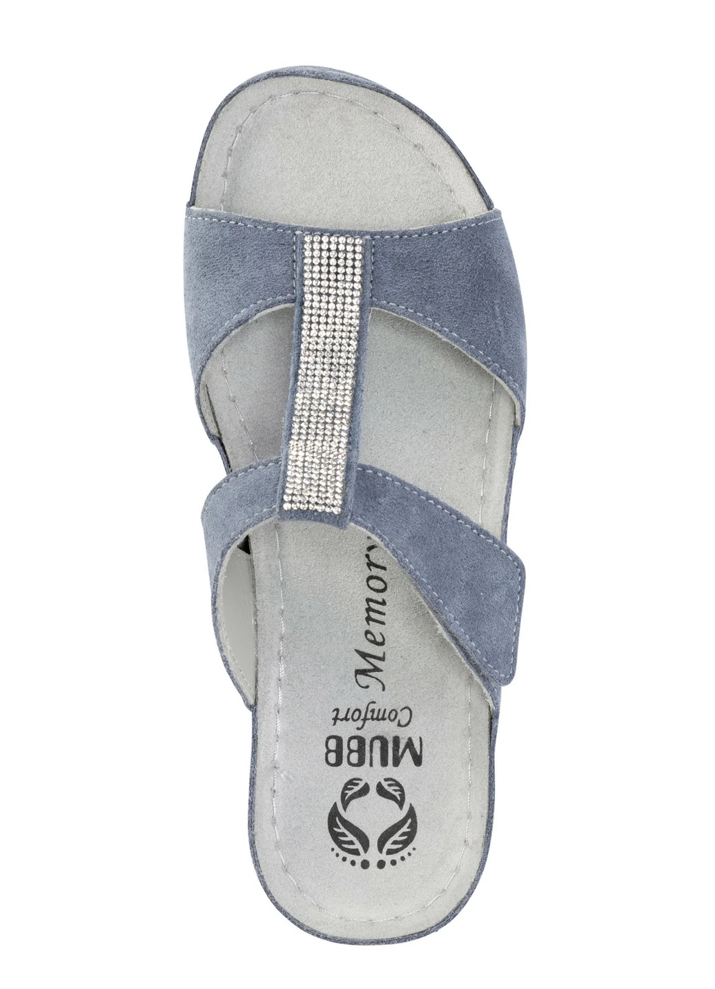 Mubb Pantolette mit funkelnden Glitzersteinchen