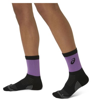 Chaussettes Asics Lite-Show Run Crew Violet/Noir