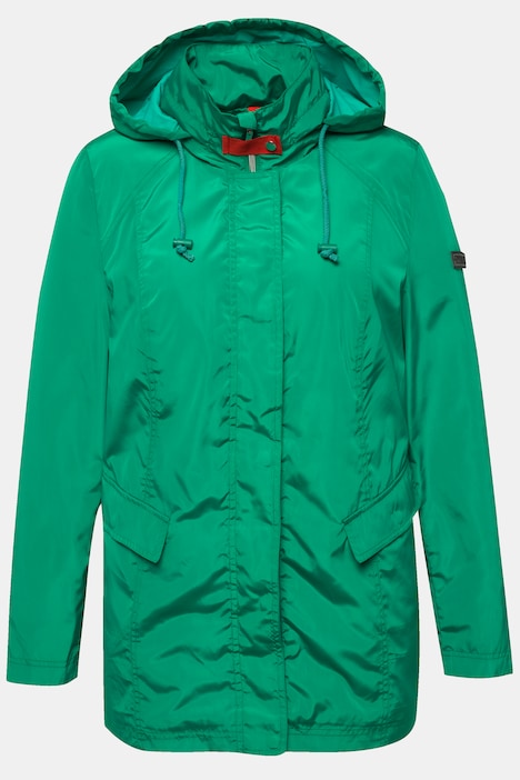 HYPRAR Funktionsjacke, Stehkragen, Kapuze, 2-Wege-Zipper