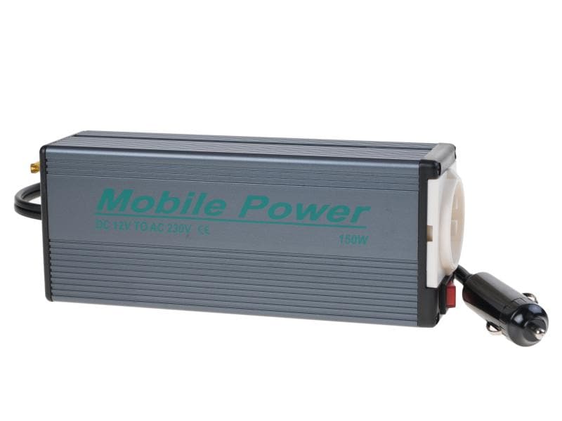 Mobile Power Spannungswandler KV-150 12 V, 150 W 150-Watt-Inverter (12 - 230 V) mit KFZ-Stecker