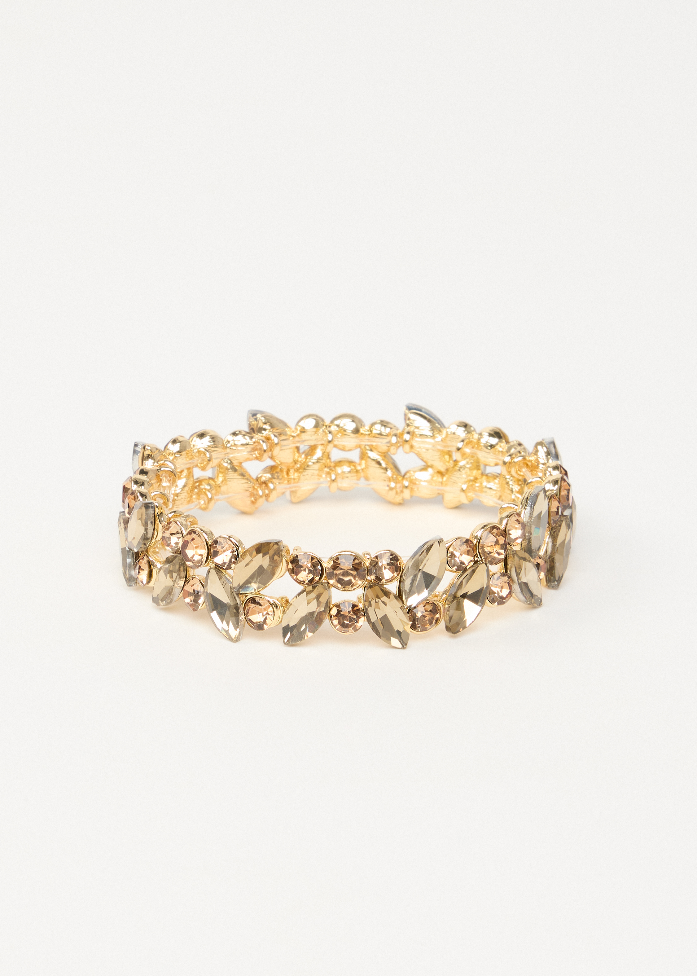 Strass schakelarmband