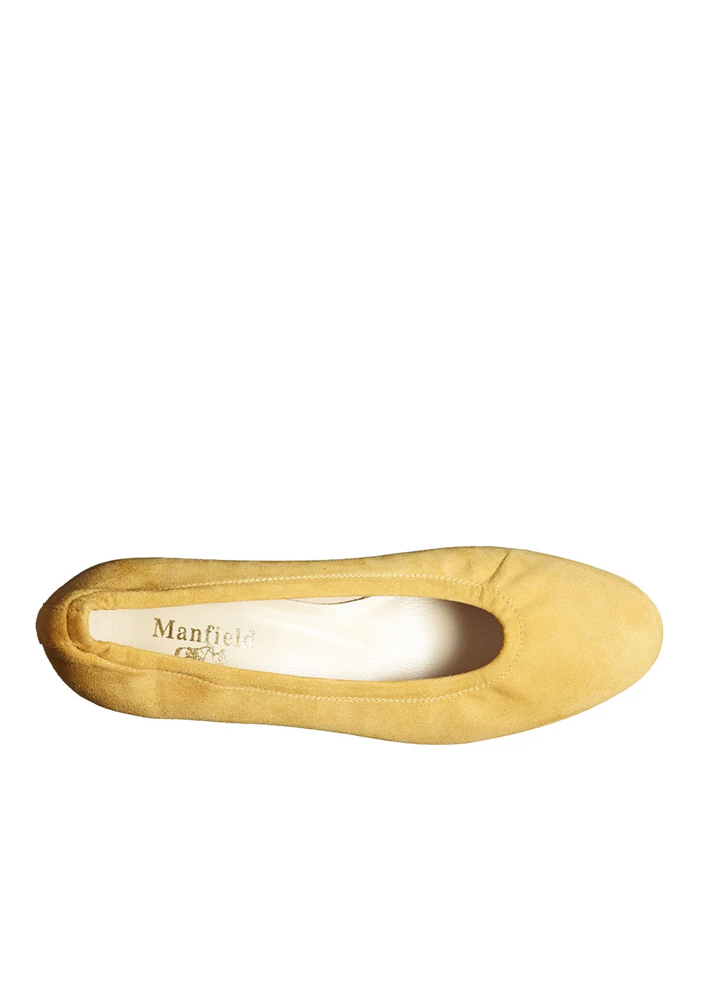 BALLERINE VARSOVIE VELOURS JAUNE