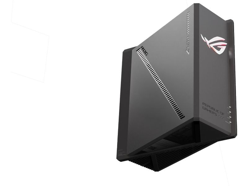 ASUS Tri-Band WiFi Router ROG Strix GS-BE18000 Gaming Tri-Band WLAN-Router mit 2.5-Gigabit-Ethernet und Wi-Fi 7