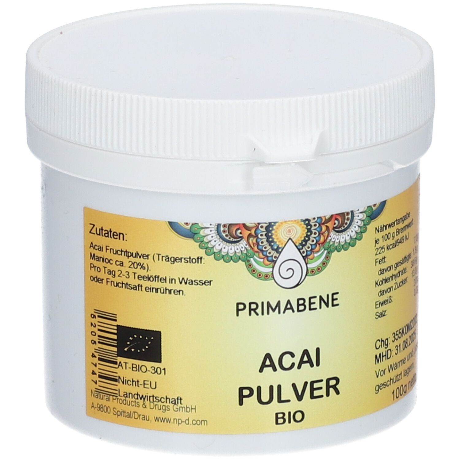 PRIMABENE Acaipulver BIO