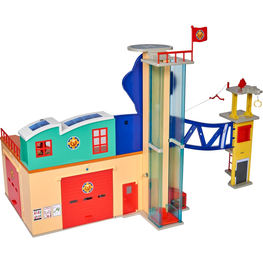 Simba Toys Feuerwehrmann Sam - Mega-Feuerwehrstation XXL