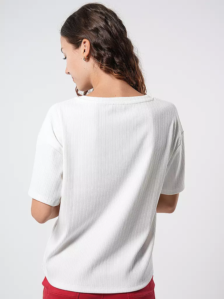 TOM TAILOR T-Shirt weiss