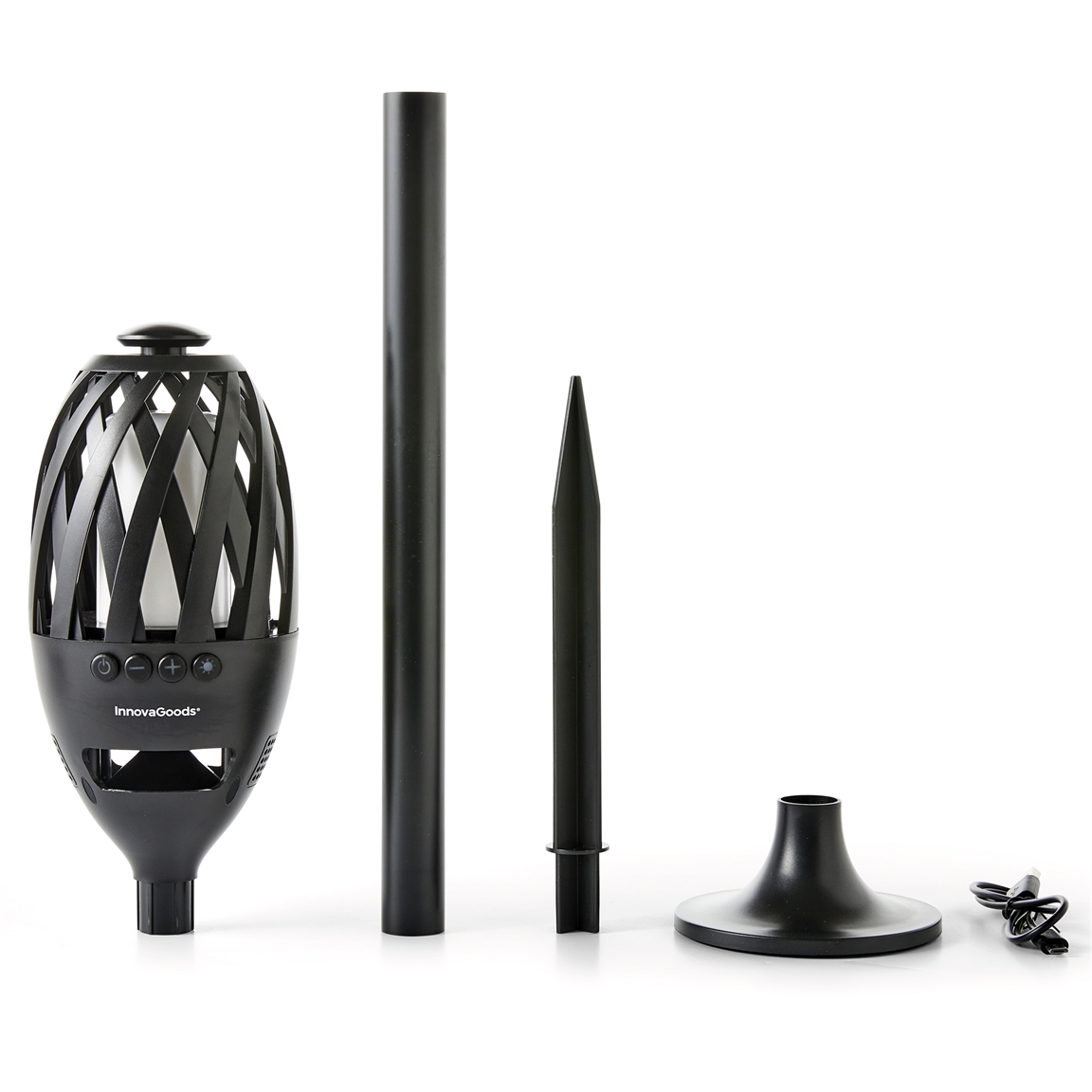 Torche LED avec haut-parleur