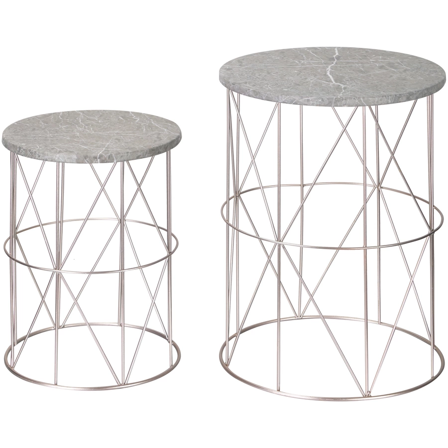 Outsunny Gartentisch mit Metallrahemen gold