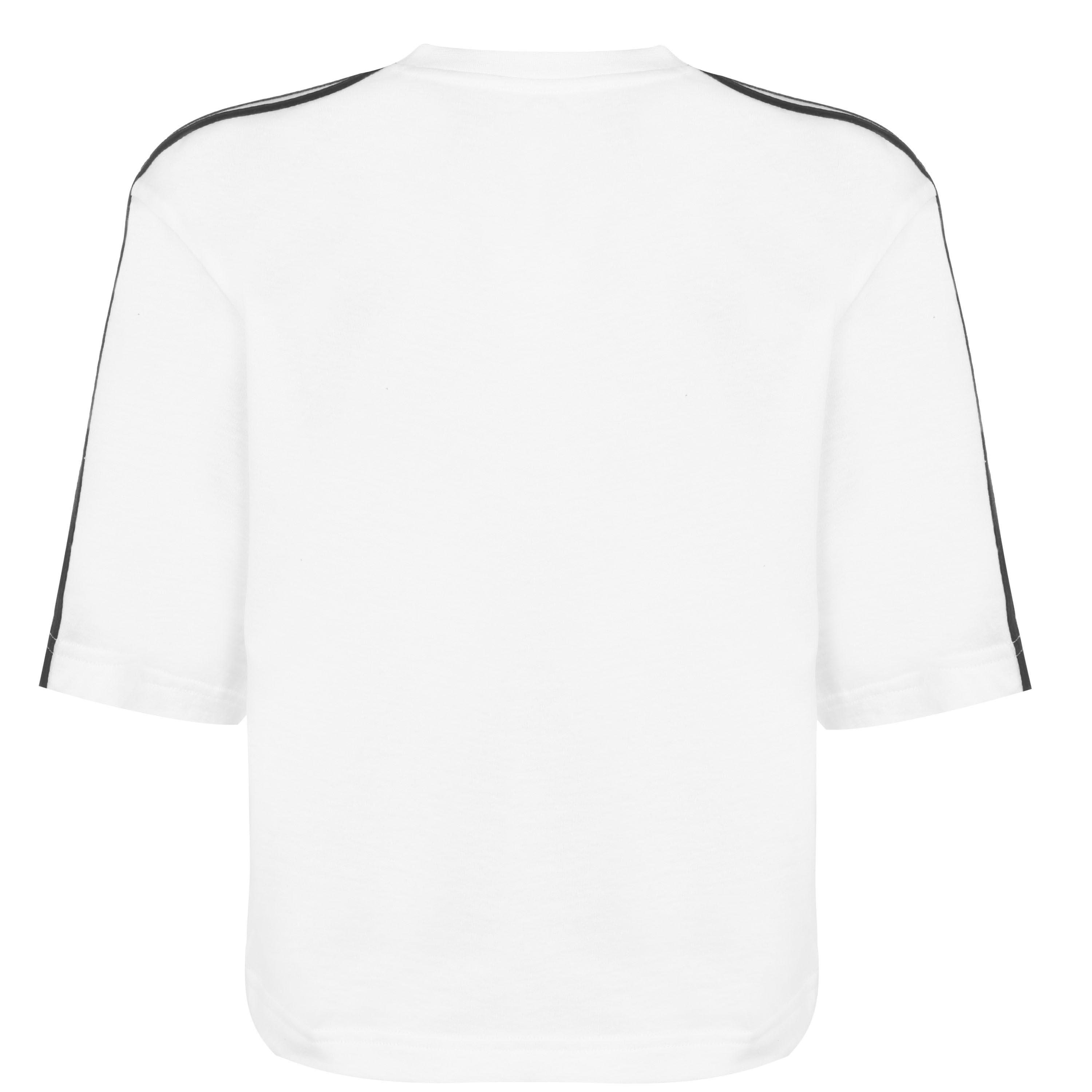adidas 3S Crop T Shirt Womens