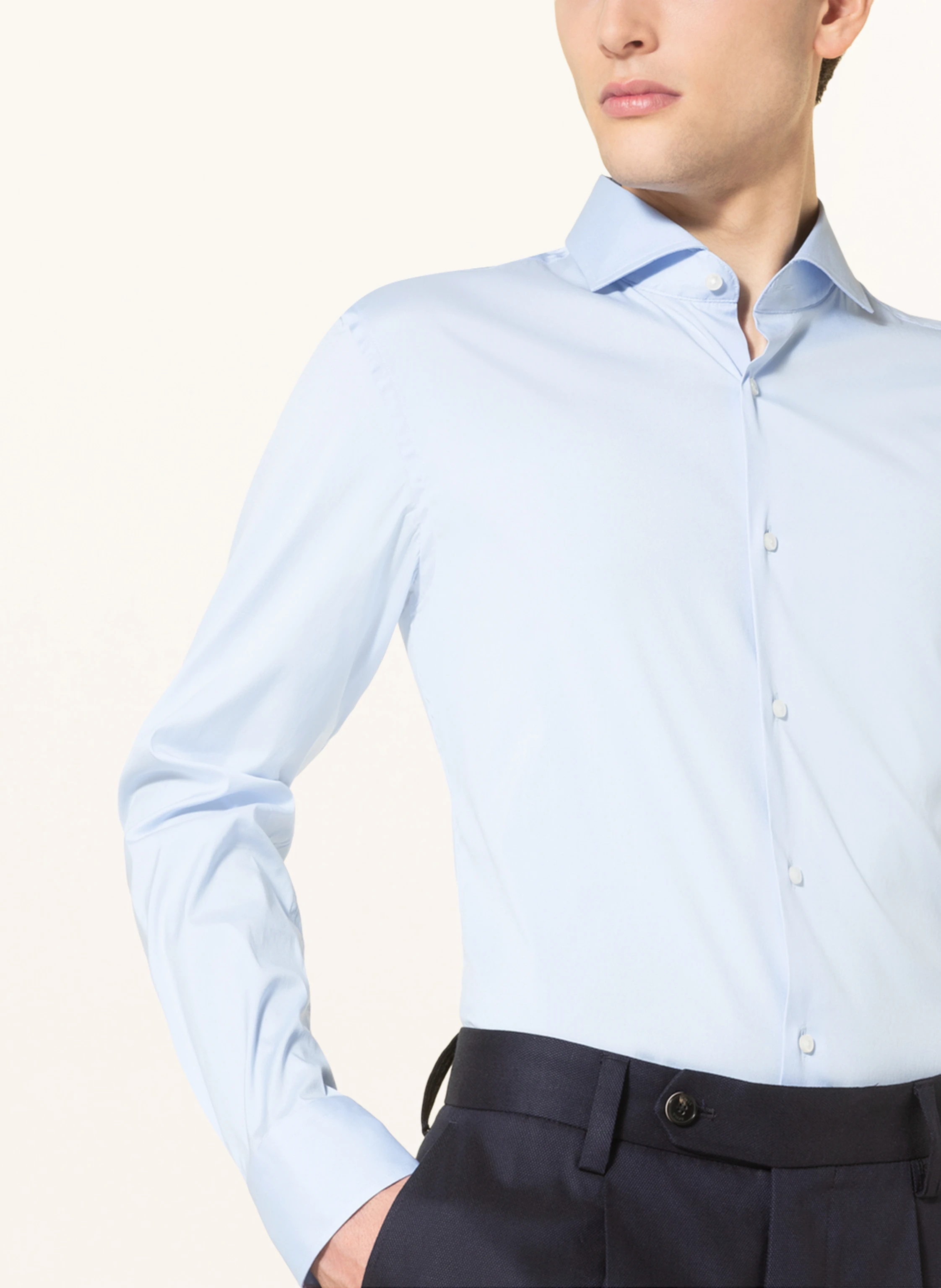 BOSS Jerseyhemd HANK PERFORMANCE Slim Fit