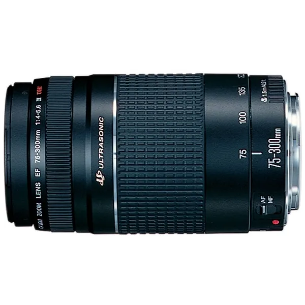 Canon EF - Telefoto zoom objektiv - 75 mm - 300 mm - f/4.0-5.6 III - Canon EF - for EOS 1000, 1D, 50, 500, 5D, 7D, Kiss F, Kiss X2, Kiss X3, Rebel T1i, Rebel XS, Rebel XSi