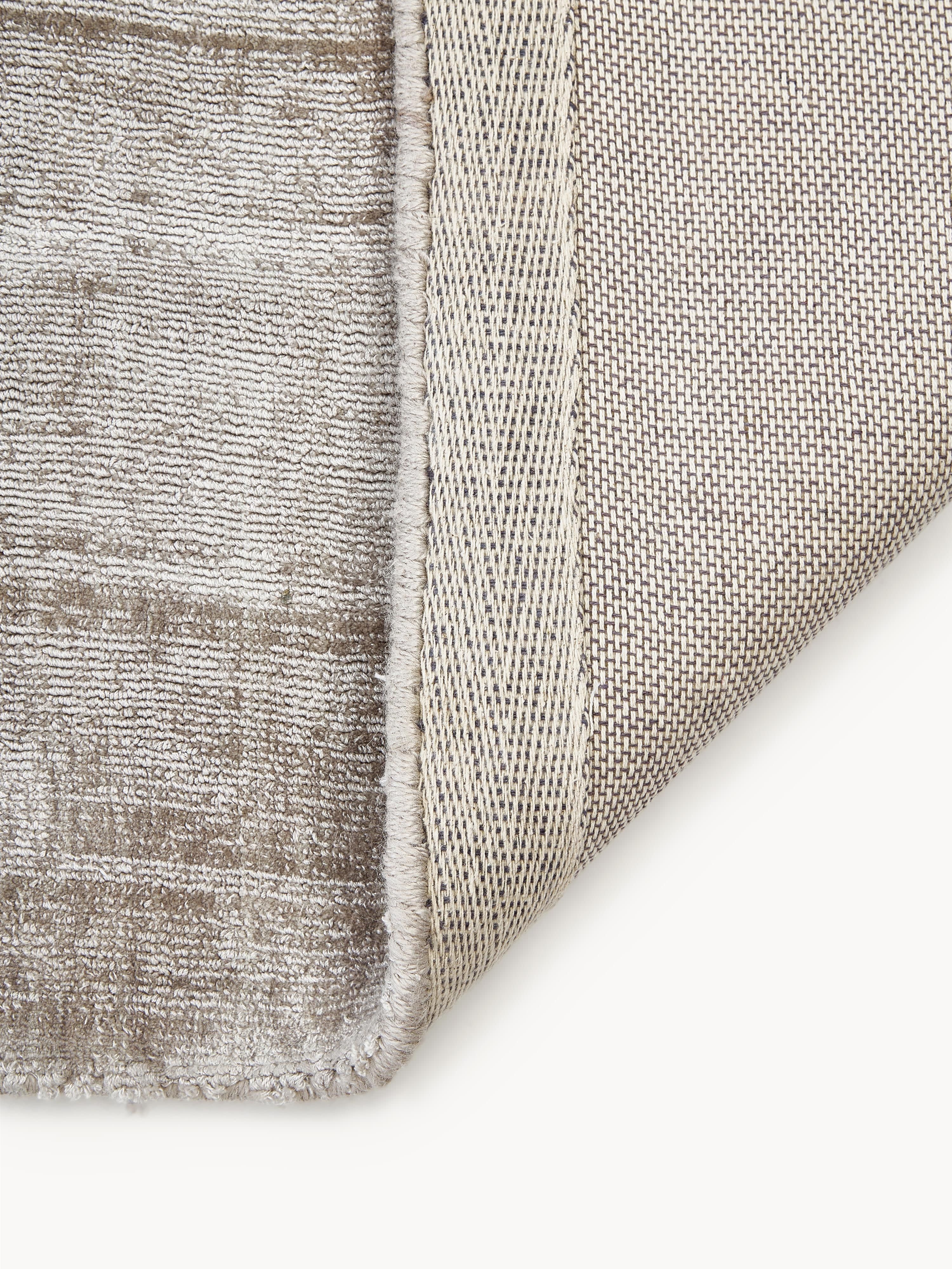 Handgeweven viscose loper Jane