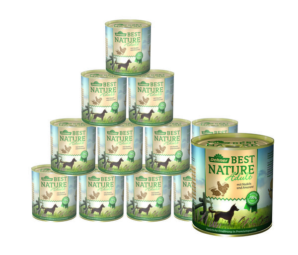 Dehner Best Nature Nassfutter für Hunde Adult
