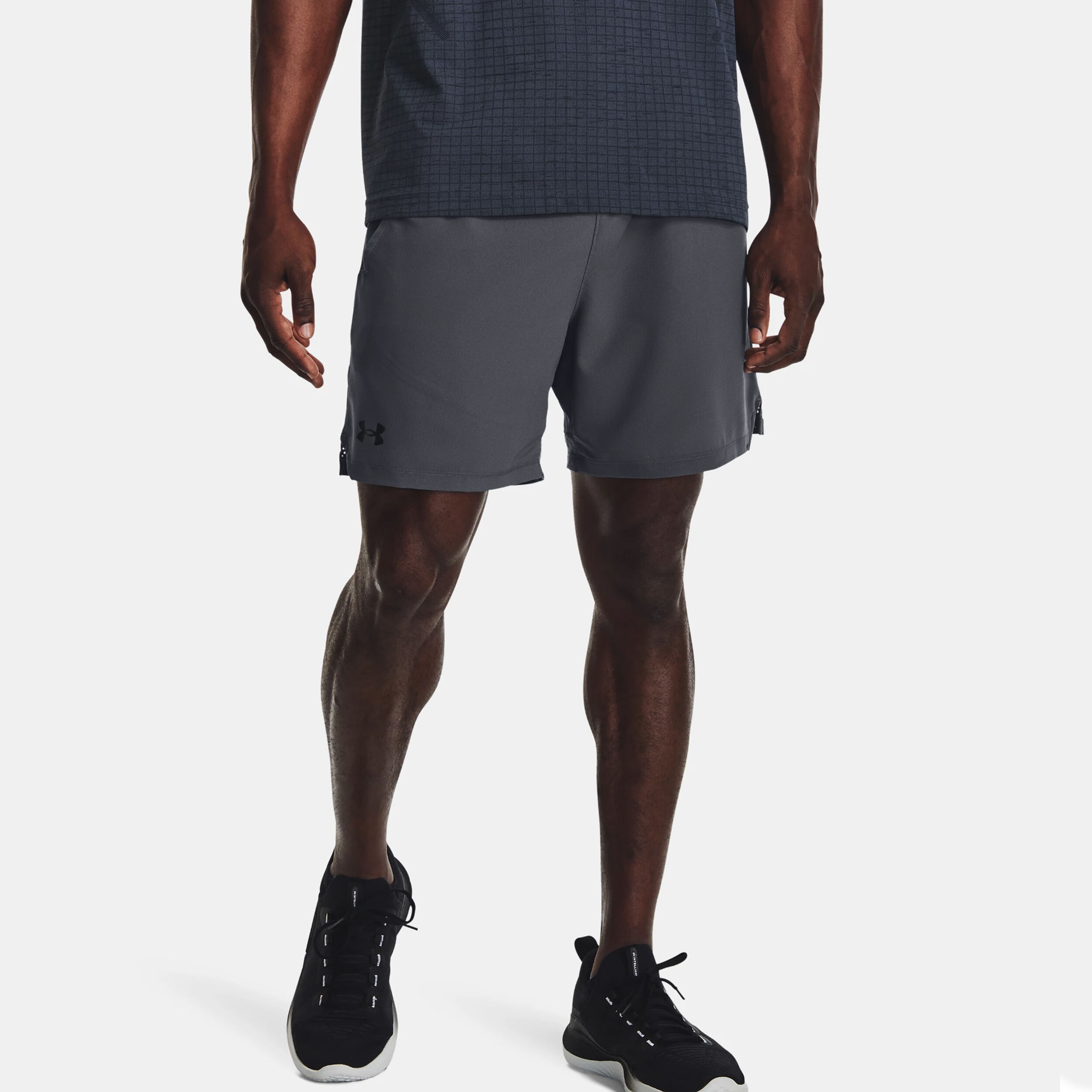 Under Armour Vansih Woven 6in Shorts Hommes - Gris Foncé, Noir