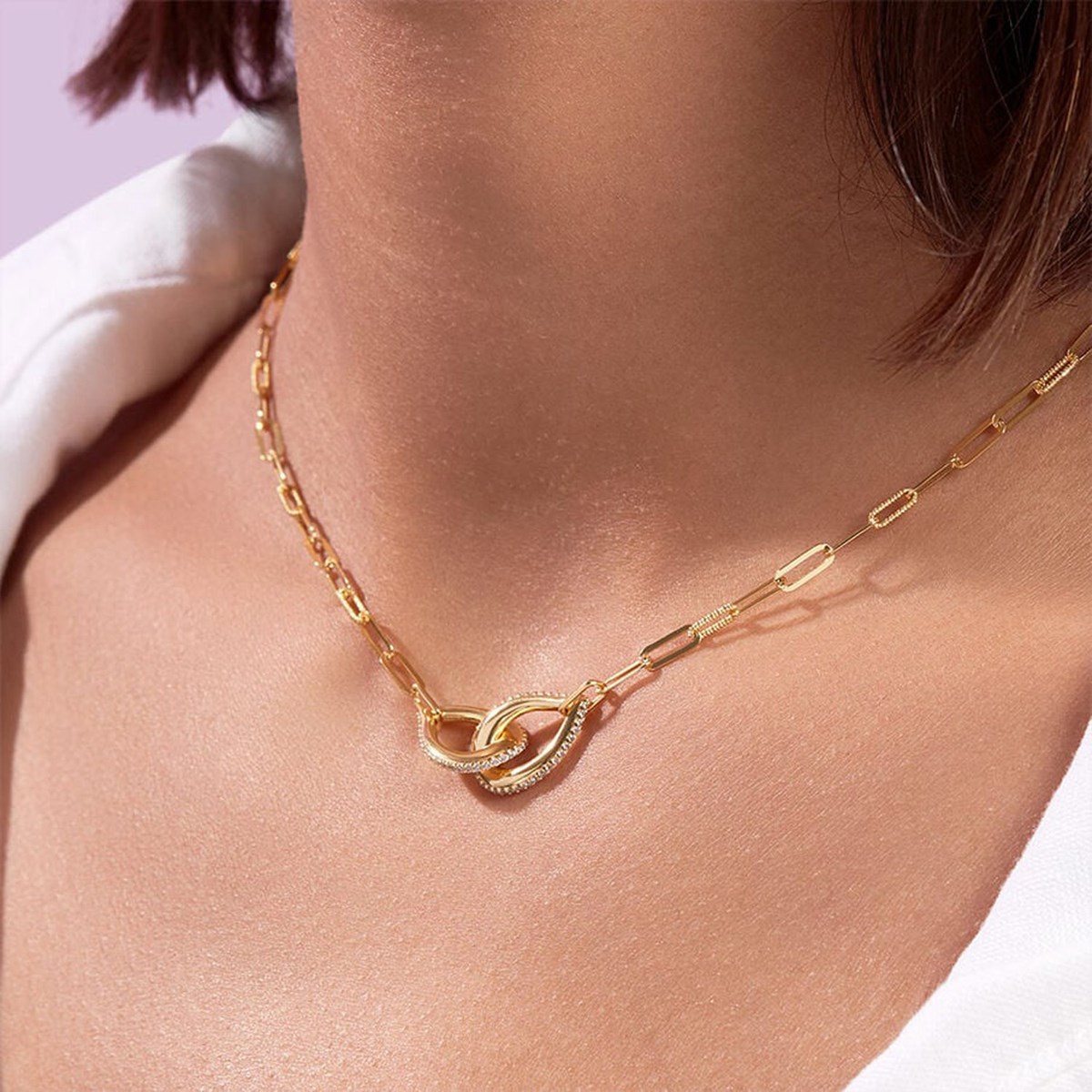 Collier Agatha Gemini doré