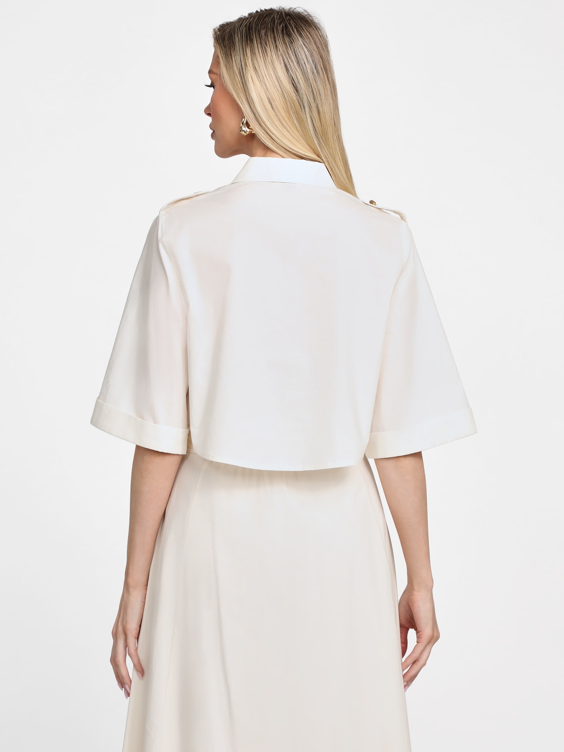 Camisa cropped Pat