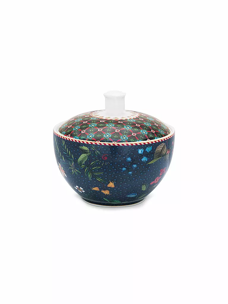 PIP STUDIO Zuckerdose BERRY BLUES 300ml Blue dunkelblau