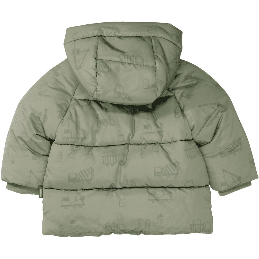 STACCATO Jacke soft khaki gemustert