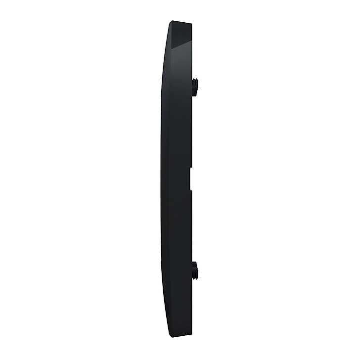 Plaque de finition double Schneider Electric Unica Déco anthracite
