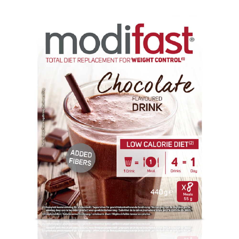 Modifast Intensive Milkshake Chocolade8 x 55 gr