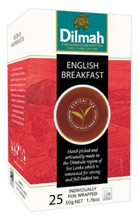 Dilmah English Breakfast Thee Zakjes 25ZK