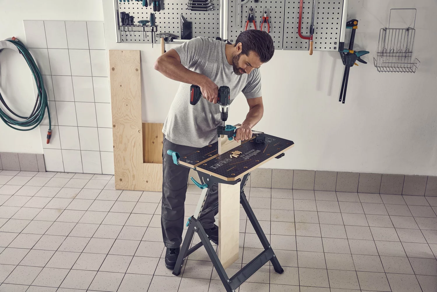 Wolfcraft Master 750 ERGO Workmate - 125kg