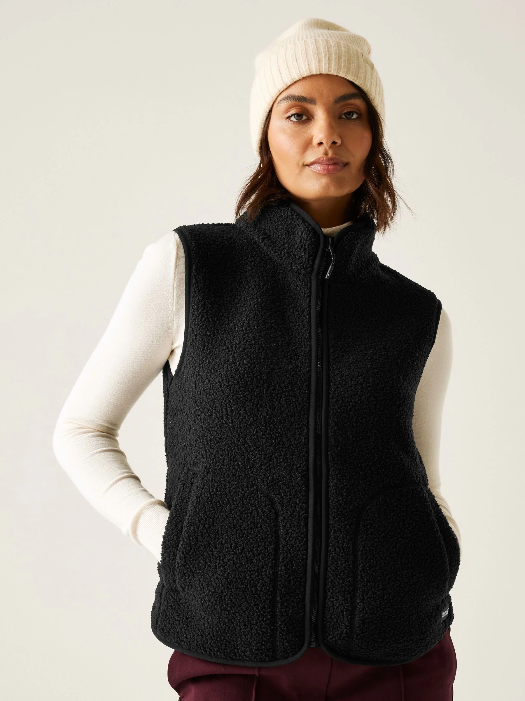 Zwart - Regatta Frankie Borg Bodywarmer Fleece