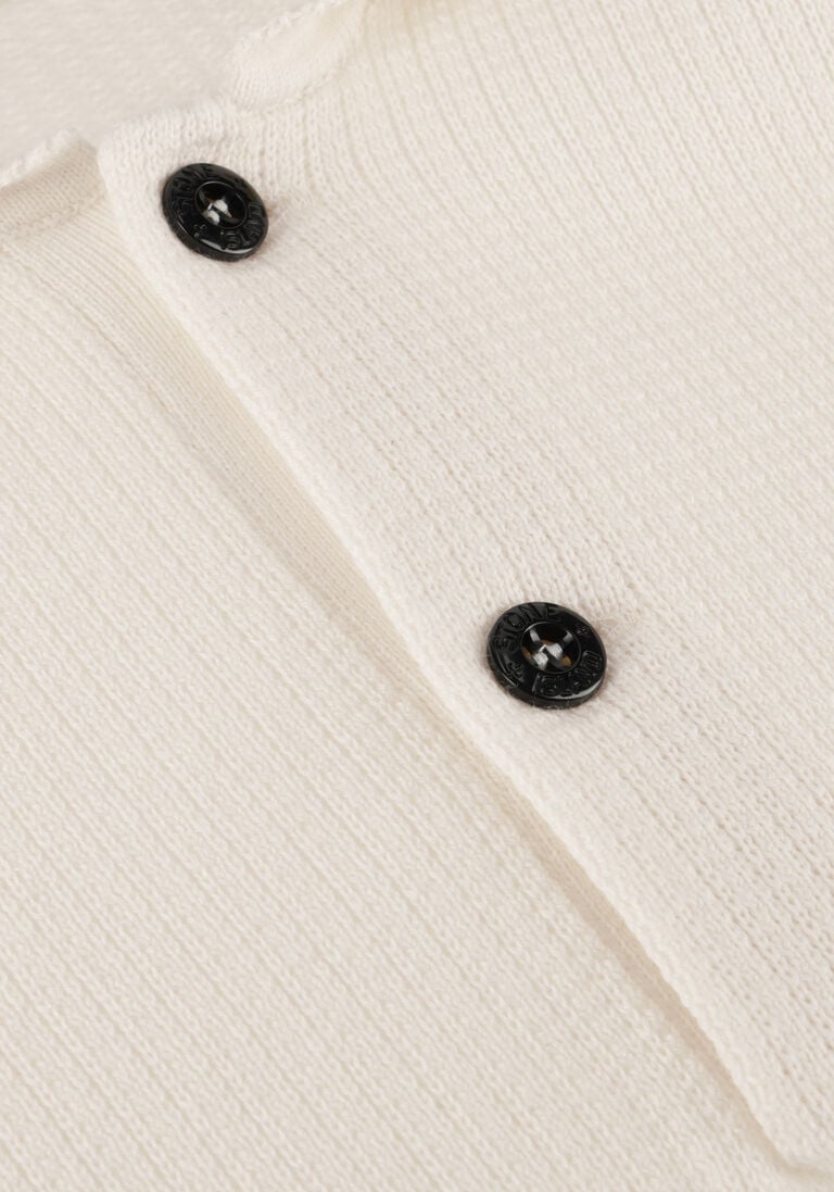 ecru stone island polo ls polo s01b2