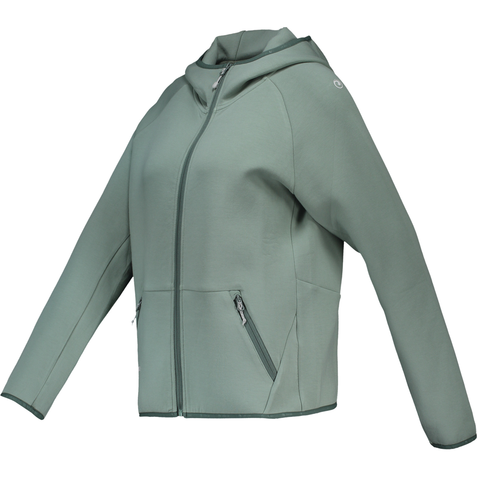 Sherpa Damen-Powerstretch-Hoodie Jhule XS, grün