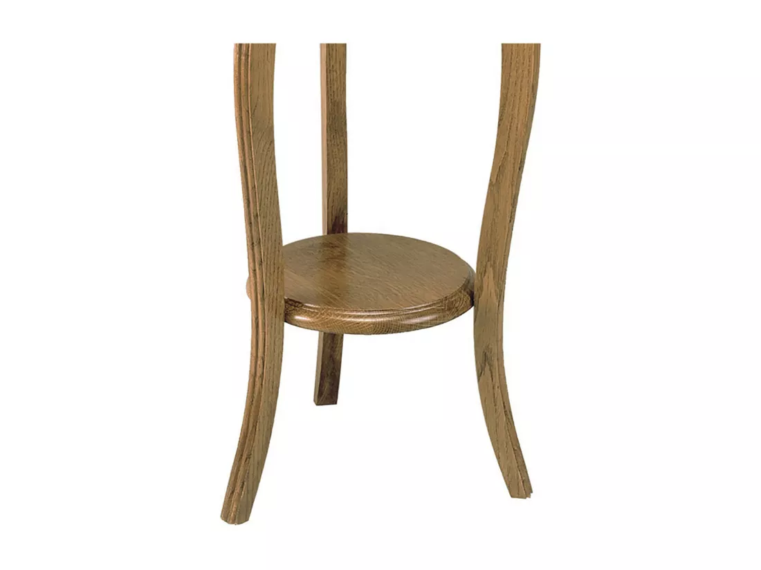 SHANA - Sellette Ronde Design en Chêne Massif