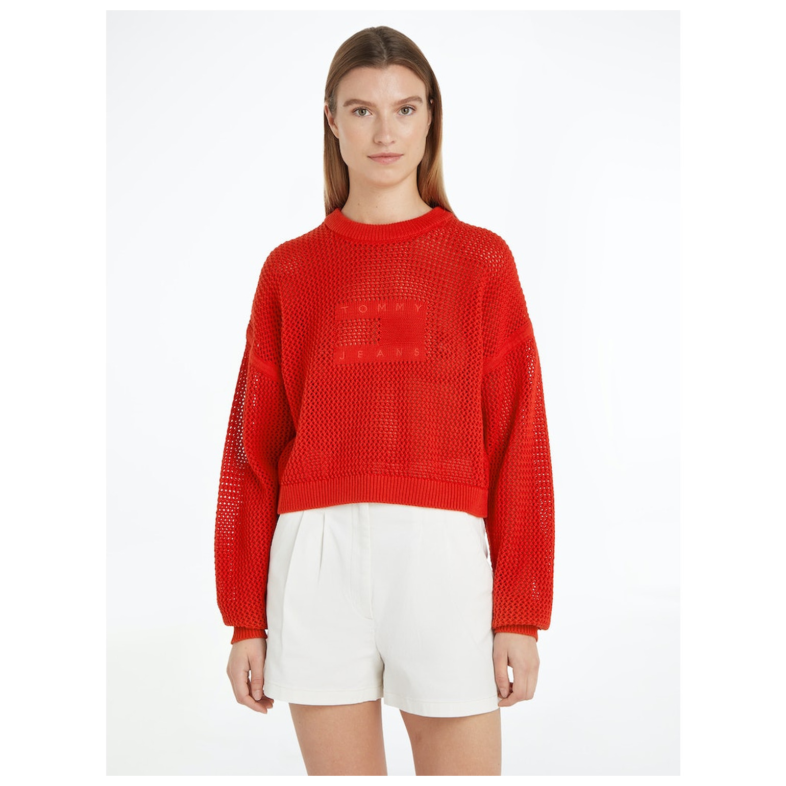 Tommy Jeans TJW OPEN STITCH FLAG SWEATER