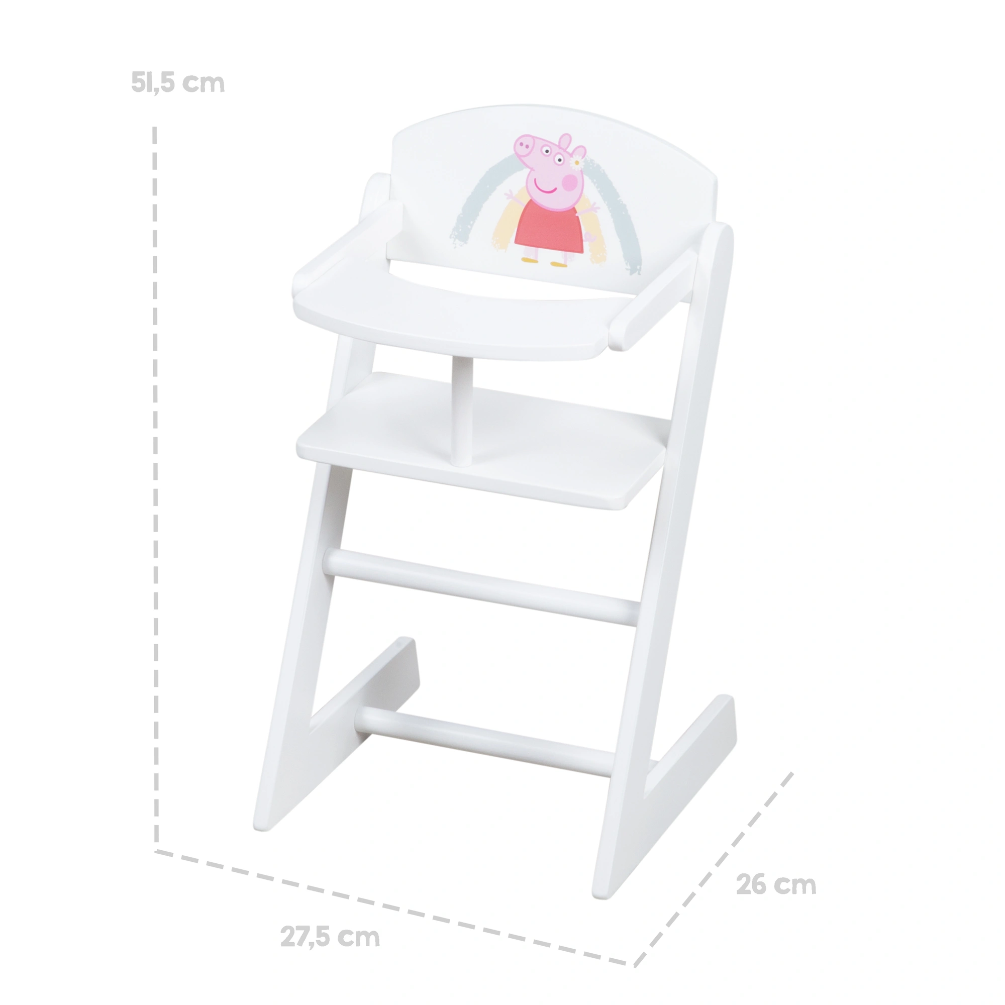 Puppenhochstuhl PEPPA PIG