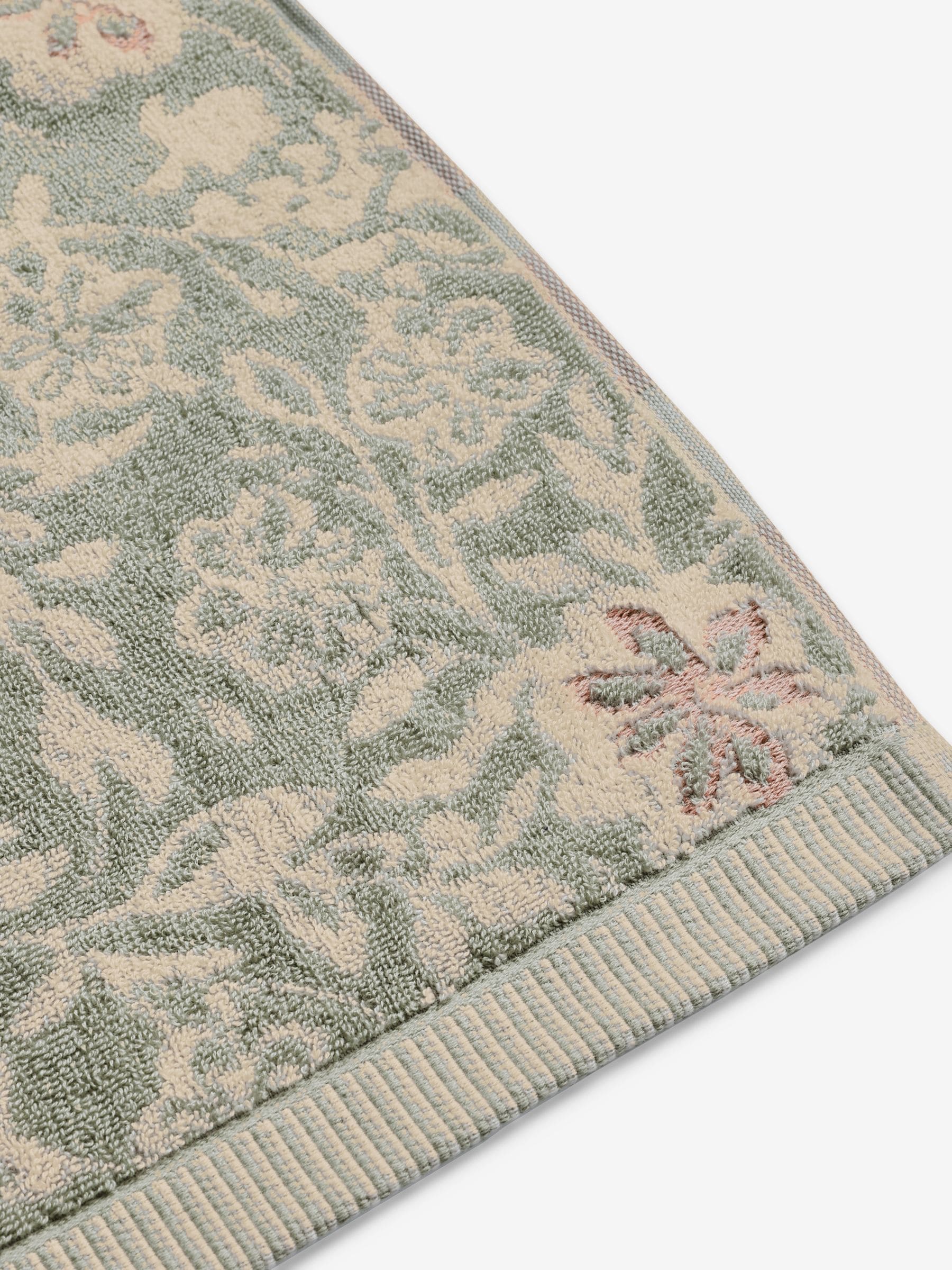 100% katoenen handdoek met bloemenprint