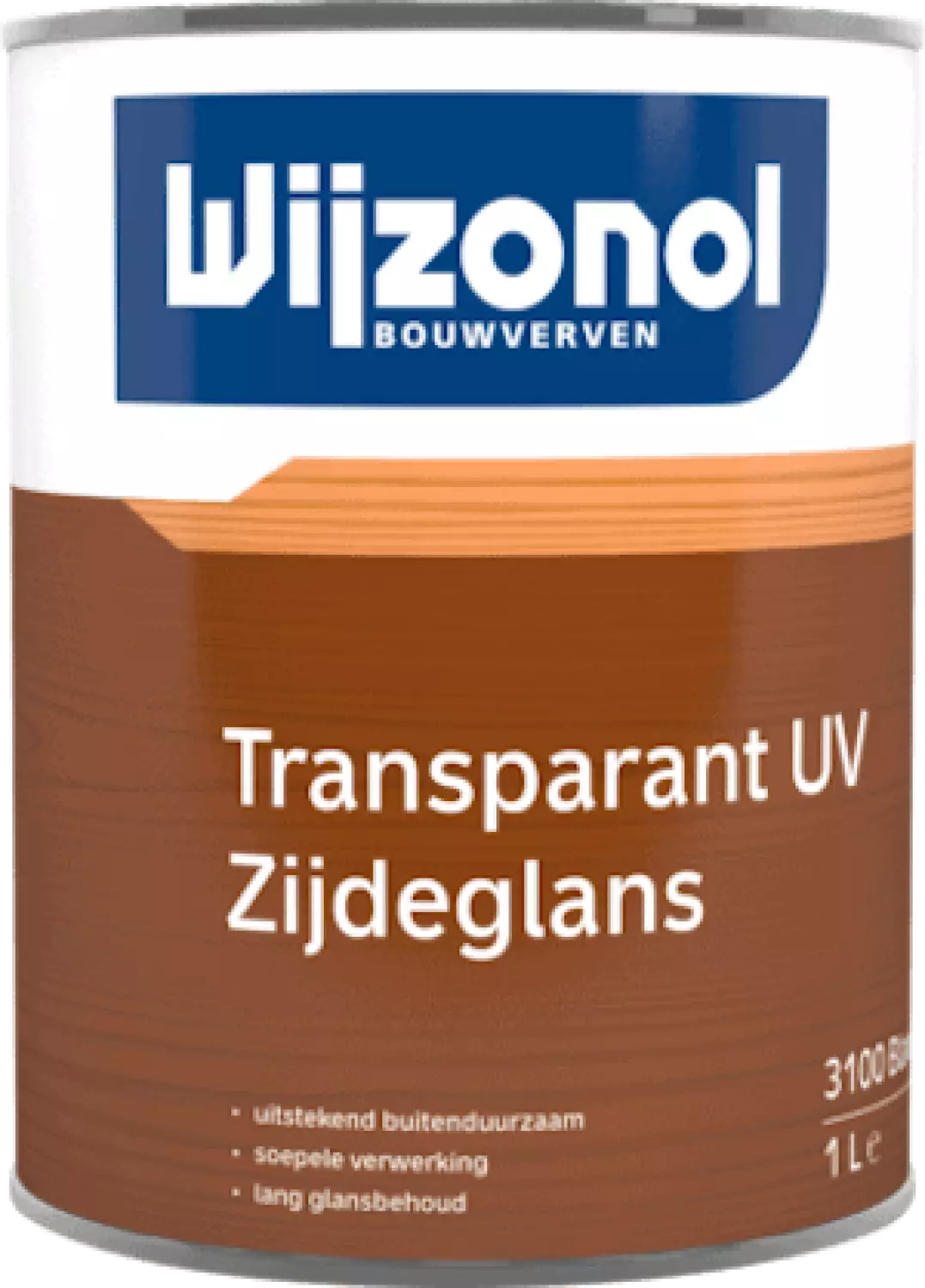 Wijzonol Transparant Uv Zijdeglans - Blank - 1L