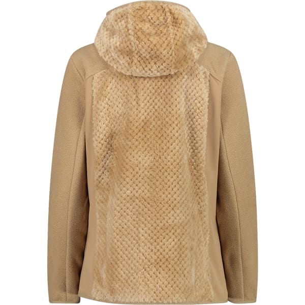 Veste polaire CMP WOMAN HIGHLOFT FLEECE JACKET HOOD SESAMO