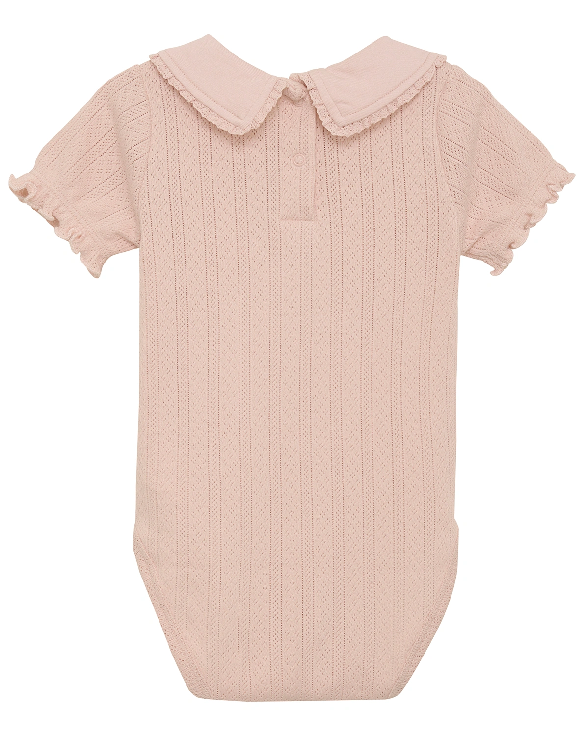 Kurzarmbody POINTELLE in peach whip