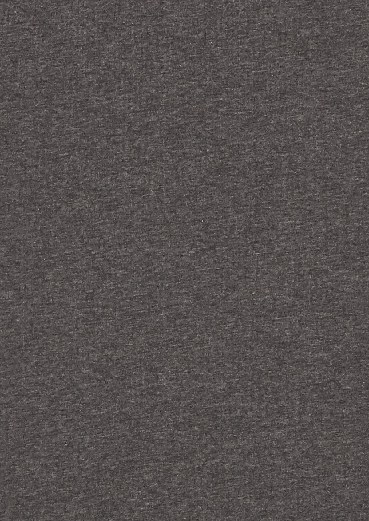 Tee-shirt manches courtes en coton stretch col V gris chiné