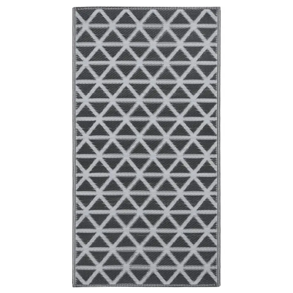 vidaXL - Tuinkleed - Zwart - Polyetheen - 190 x 290 cm