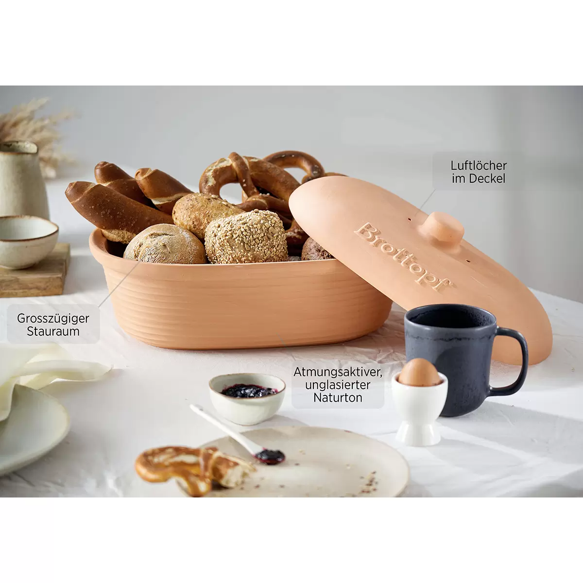 Brottopf CERAMICA terracotta