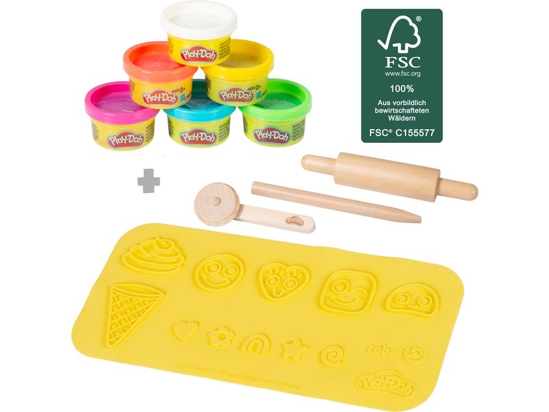 roba Spielset Play-Doh ohne Schürze Kreatives Spiel-Set